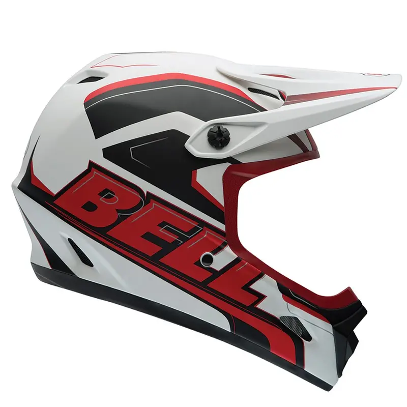 Bell Transfer-9 Full Face Helmet - Matt White-Red Setup - 2015 1