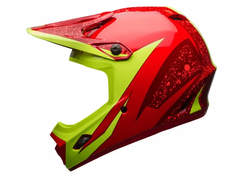 Bell Transfer 9 Full Face Helmet - Red-Marsala-Retina Sear 1