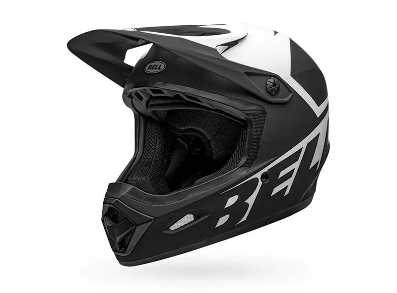 Bell Transfer Full Face Helmet - Matt Black-White - 2020 1