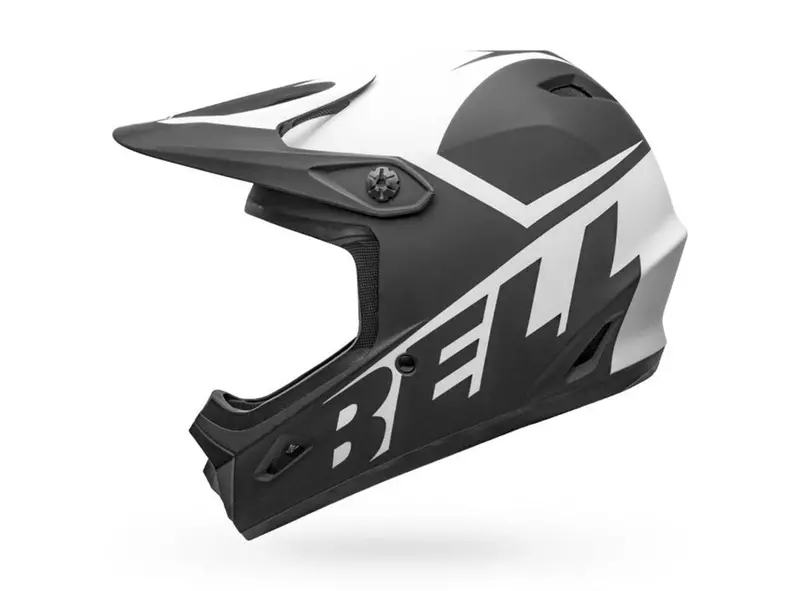 Bell Transfer Full Face Helmet - Matt Black-White - 2020 2