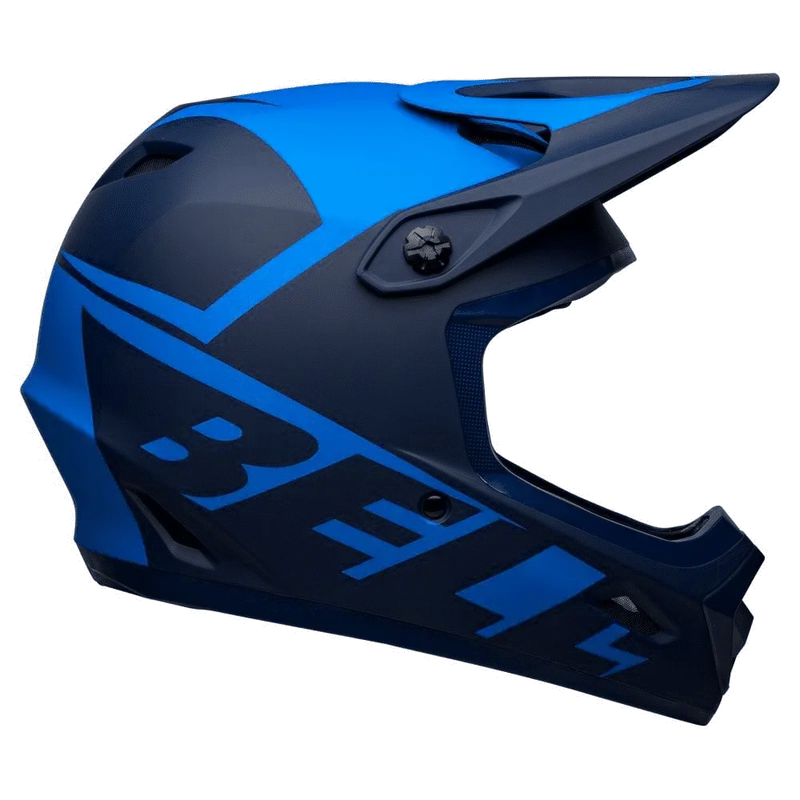 Bell Transfer Full Face Helmet - Matt Blue-Dark Blue 3