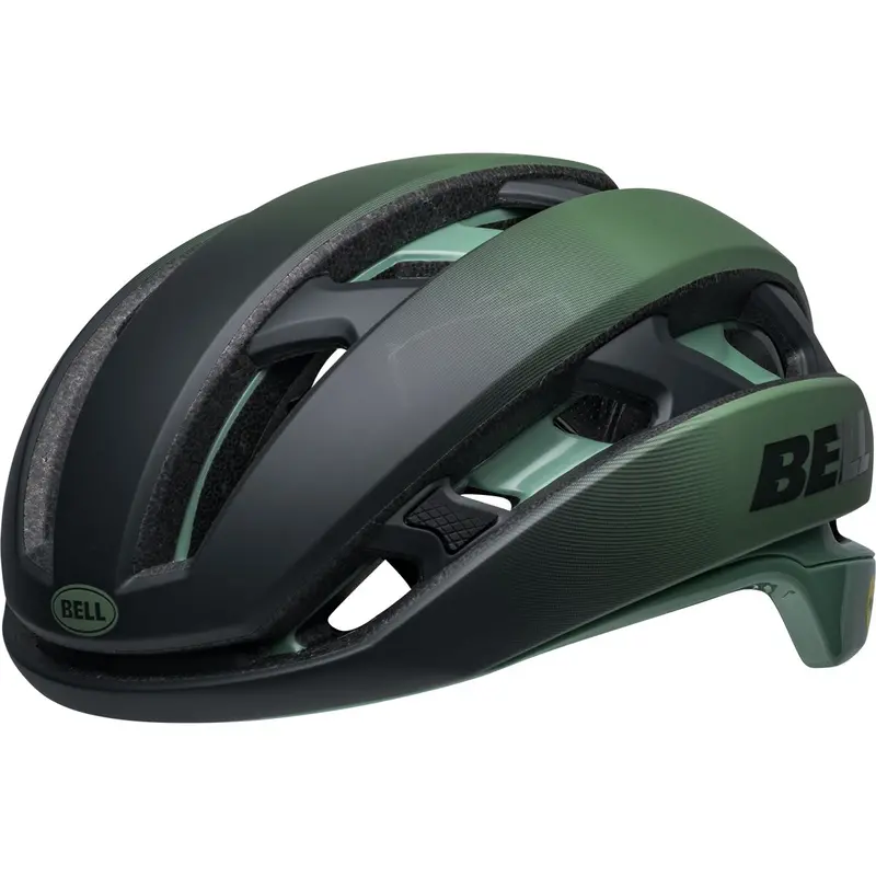 Bell Xr Spherical Road Helmet - Matt Gloss Greens 1