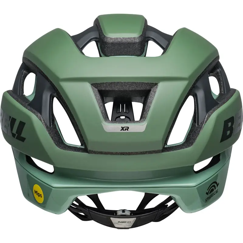 Bell Xr Spherical Road Helmet - Matt Gloss Greens 2