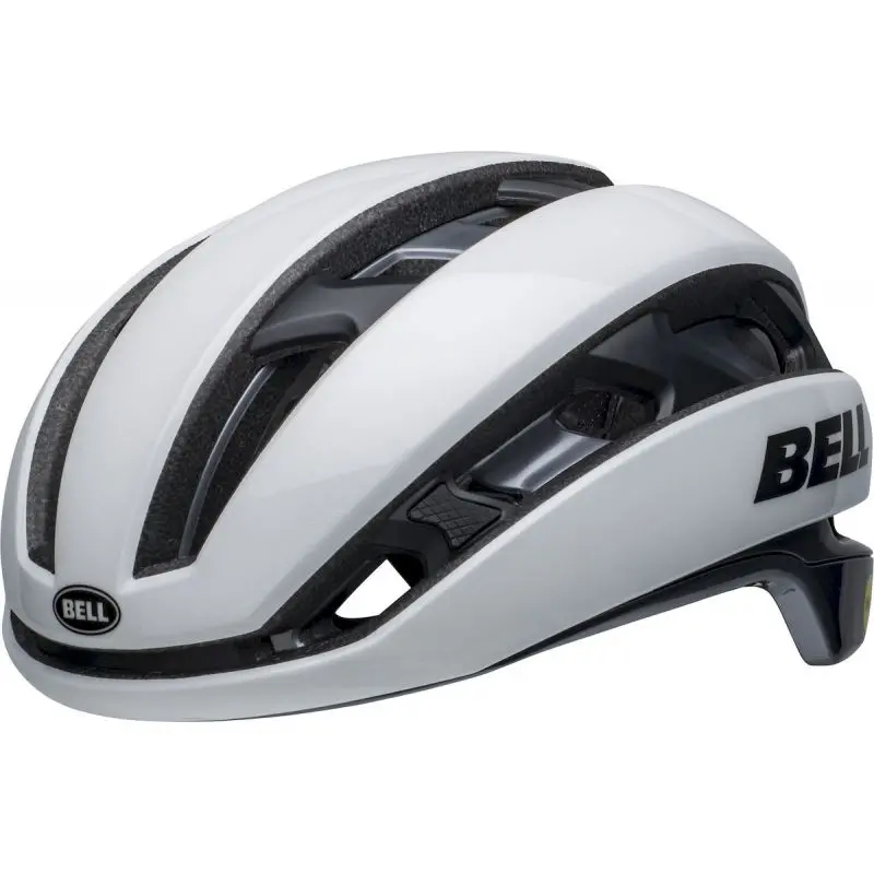 Bell Xr Spherical Road Helmet - Matt Gloss White-Black 1