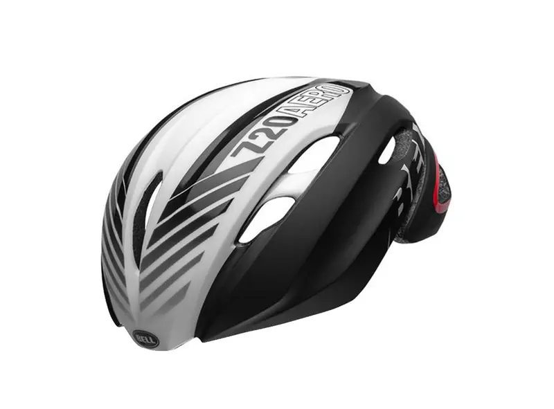 Bell Z20 Aero Mips Road Helmet - Matt Gloss Black-White-Crimson - 2019 1