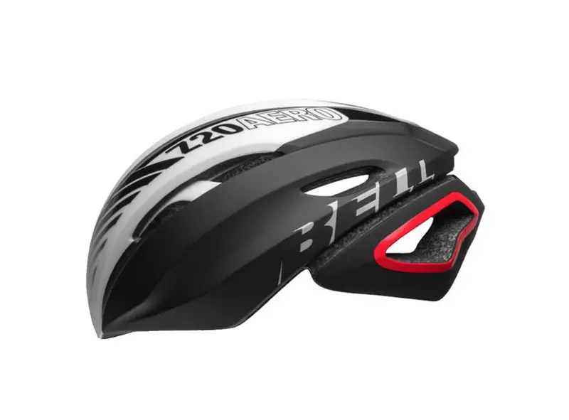 Bell Z20 Aero Mips Road Helmet - Matt Gloss Black-White-Crimson - 2019 2