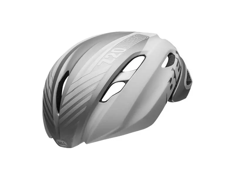 Bell Z20 Aero Mips Road Helmet - Matt Gloss White-Silver - 2019 1