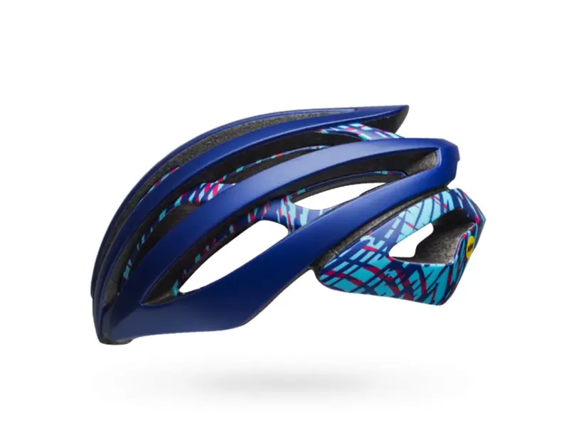 Bell Z20 Mips Joy Ride Road Helmet - Womens - Matt Navy-Cherry-Sky Fibers 1