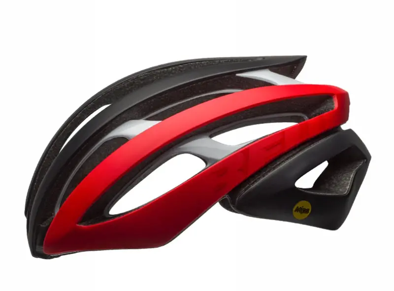 Bell Zephyr Mips Road Helmet - Matt Black-Red-White 1