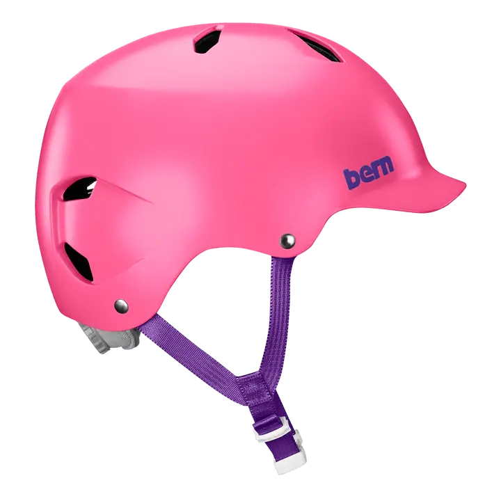 Bern Bandito Eps Helmet - Youth - Satin Pink 2