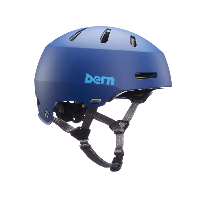 Bern Macon 2.0 Mips Helmet - Matt Blue Wave 1