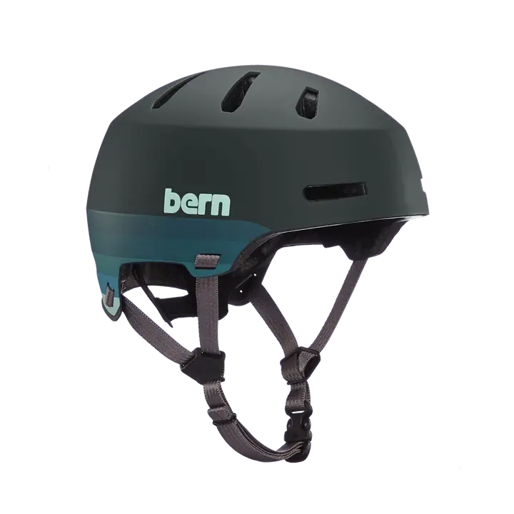Bern Macon 2.0 Mips Helmet - Matt Retro Forest Green 1