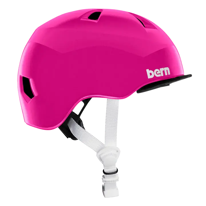 Bern Tigre Helmet With Visor - Youth - Gloss Pink 2