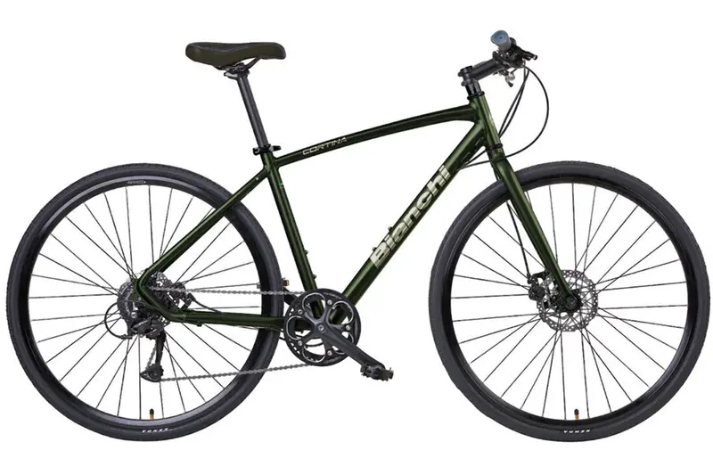 Bianchi Cortina Disc 700C - Acera - Dark Green Glossy 1