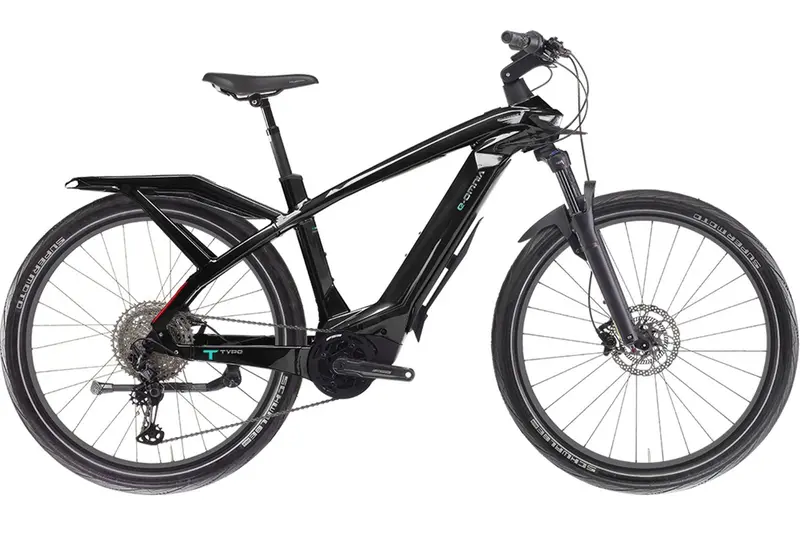 Bianchi E-Omnia T-Type 29" E-Touring Bike - Black 1