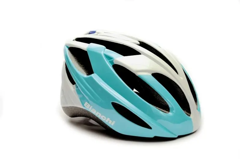 Bianchi Neon Road Helmet By Lazer - White-Celeste 1