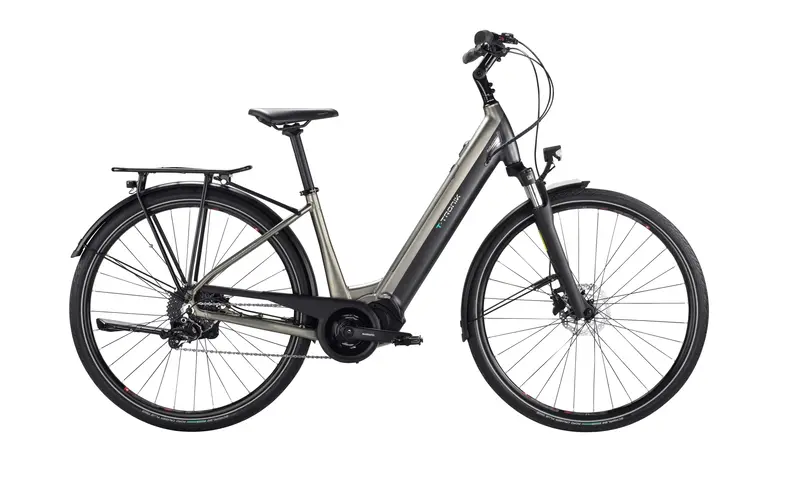 Bianchi T-Tronik C-Type Ebike - 9 Spd 417Wh - Iridescent Bronze-Dark Graphite 1