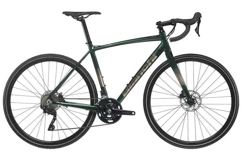 Bianchi Via Nirone 7 Allroad 700C - Green Forest-Bronze Mirror - 2023 1