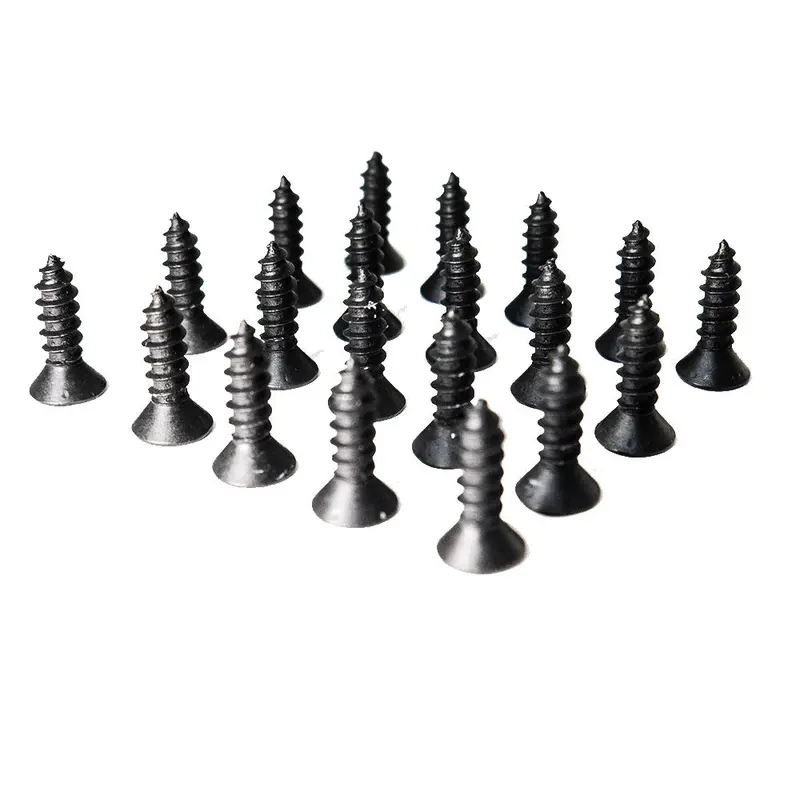 Black Oxide Sheet Metal Military Screws #6 X 1/2” Long Phillips Bugle Head 2