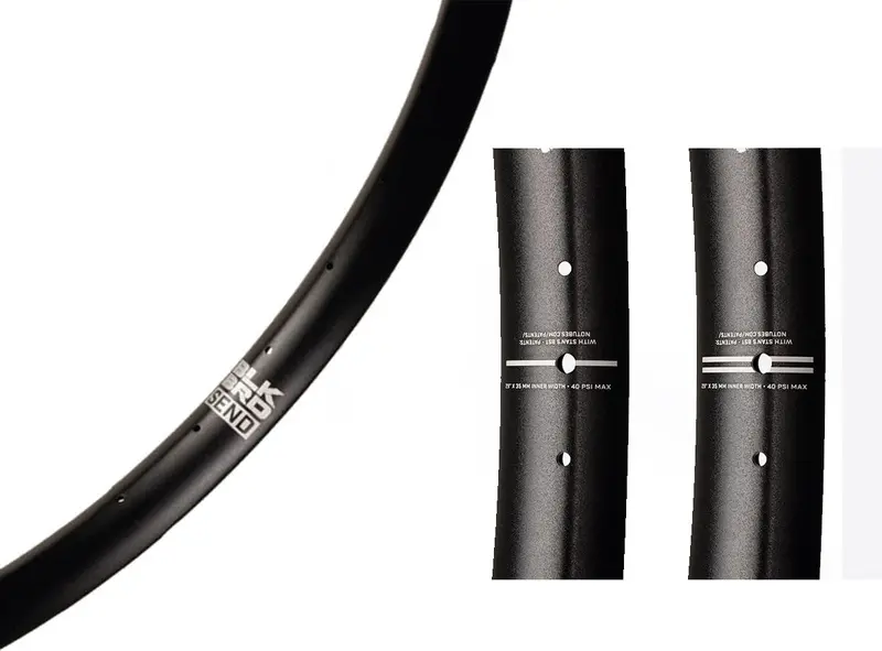 Blackbird Send 2 27.5" Alloy Mtb Rim - Black 1