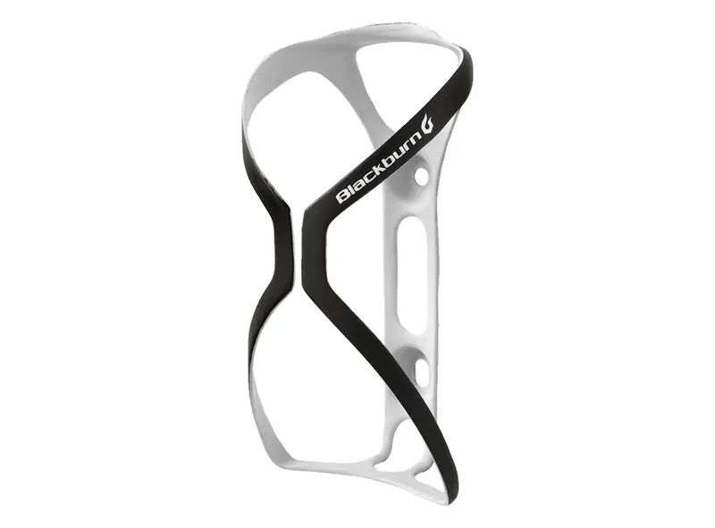 Blackburn Cinch Carbon Fiber Water Bottle Cage - Matt White 1