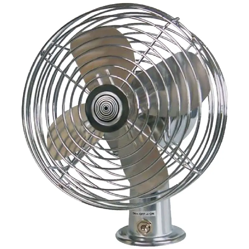 Boat Marine Cabin Cooling Fan / Windshield Defrost Chrome 600 Cfm 12V 1