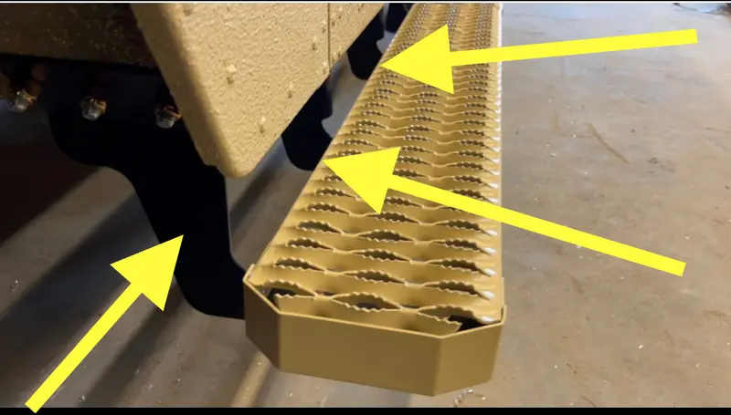 Brackets And Hardware Only (For Military Humvee Tactical Combat Aluminum Running Boards) 1
