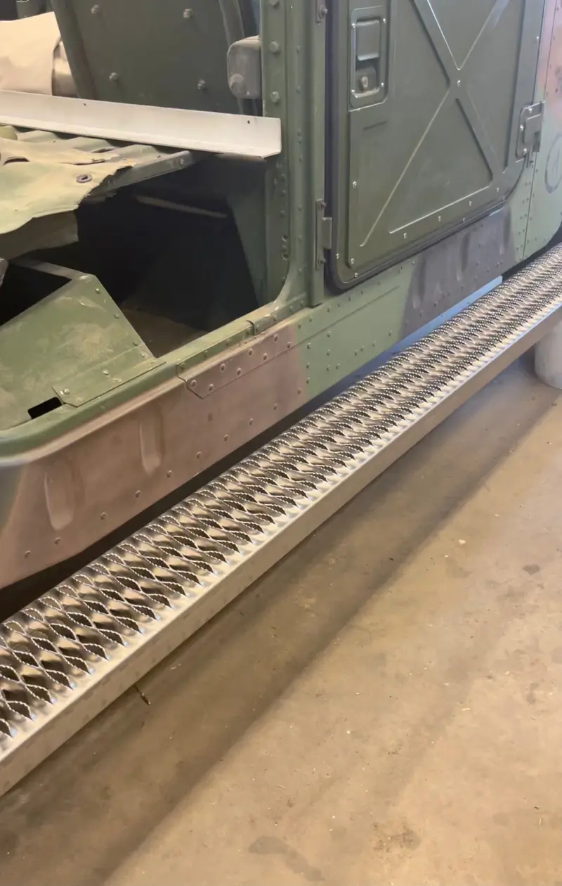 Brackets And Hardware Only (For Military Humvee Tactical Combat Aluminum Running Boards) 1