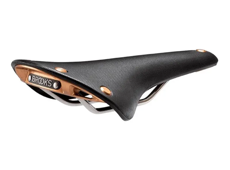 Brooks Cambium Saddle C17 - Special Black - Copper Rivets 1