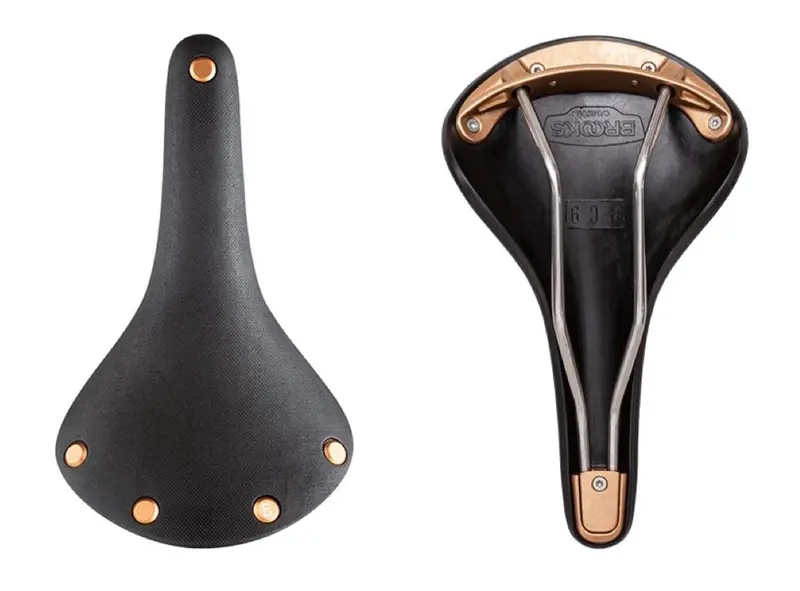 Brooks Cambium Saddle C17 - Special Black - Copper Rivets 2
