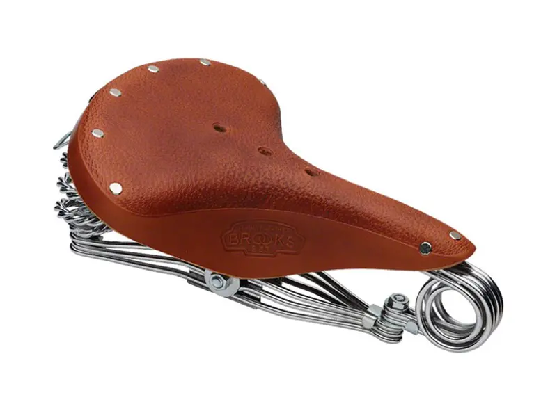 Brooks England B33 Classic Leather Saddle - Honey 1