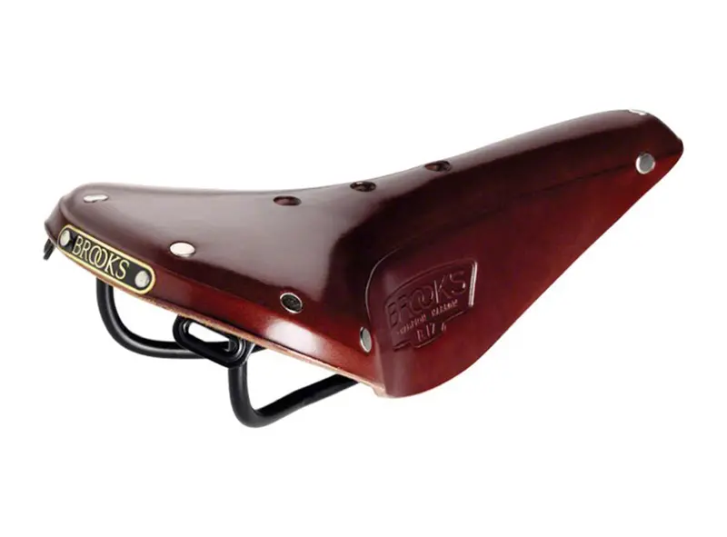 Brooks England Classic B17 Leather Saddle - Narrow - Antique Brown 1