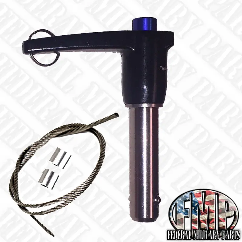 Brush Guard Pin - 5/8" Diameter Including Lanyard Cable - (Single Or Pairs) For Humvee 1