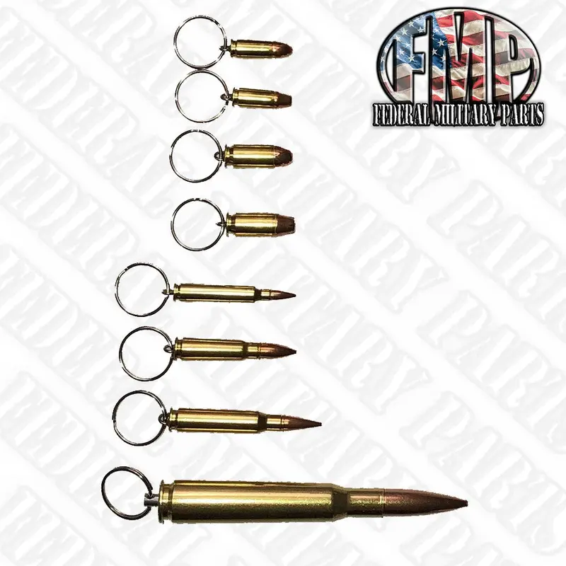 Bullet Key Chain Assortment - 8Pc, 80Pc, 160Pc 1