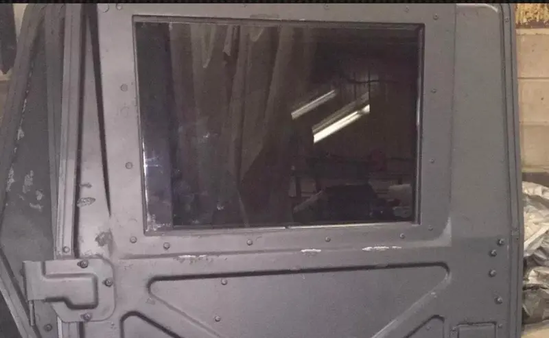 Bullet Resistant 3/8" Grey Tinted Side Windows- Set Of 4 -Fits Military Humvee X-Doors 2