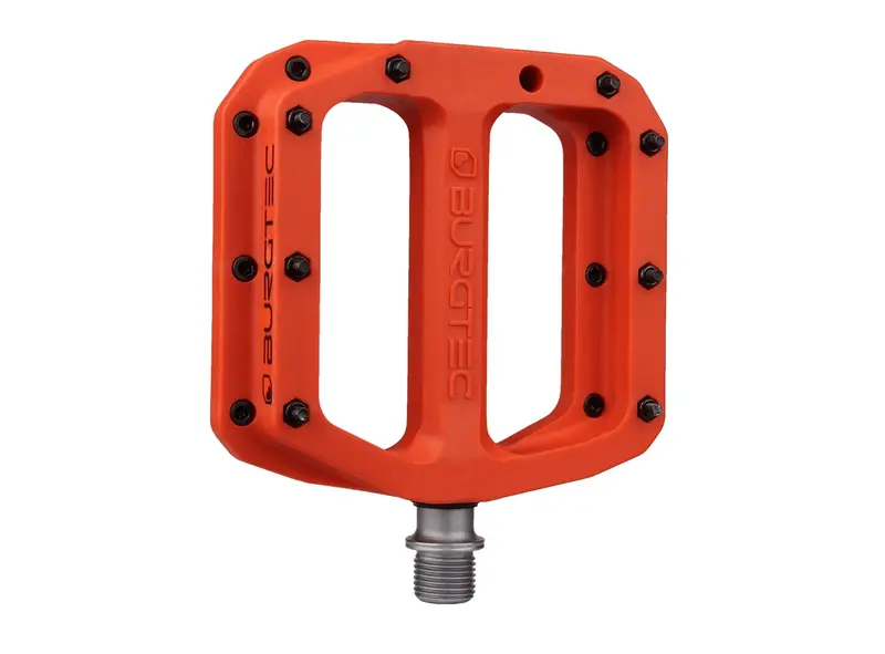 Burgtec Mk4 Composite Flat Pedals - Iron Bro Orange 1
