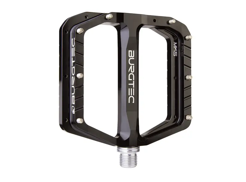 Burgtec Penthouse Mk5 Flat Pedals - Black 1