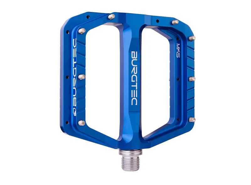 Burgtec Penthouse Mk5 Flat Pedals - Deep Blue 1