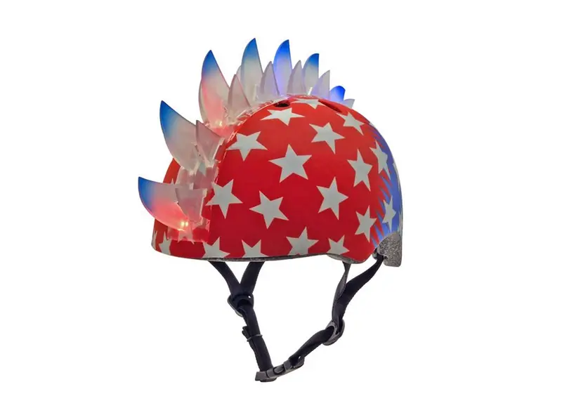 C.Preme Raskullz Child Safety Helmet - 5 Plus - Bolt Led-Red 1