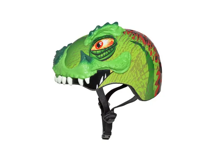 C.Preme Raskullz Child Safety Helmet - 5 Plus - Trex Awesome Green 1