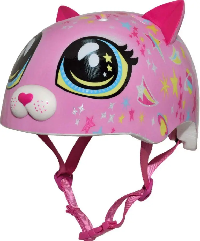 C.Preme Raskullz Helmet W/Fit System - Toddler - 3 Plus - Astro Cat-Pink 1