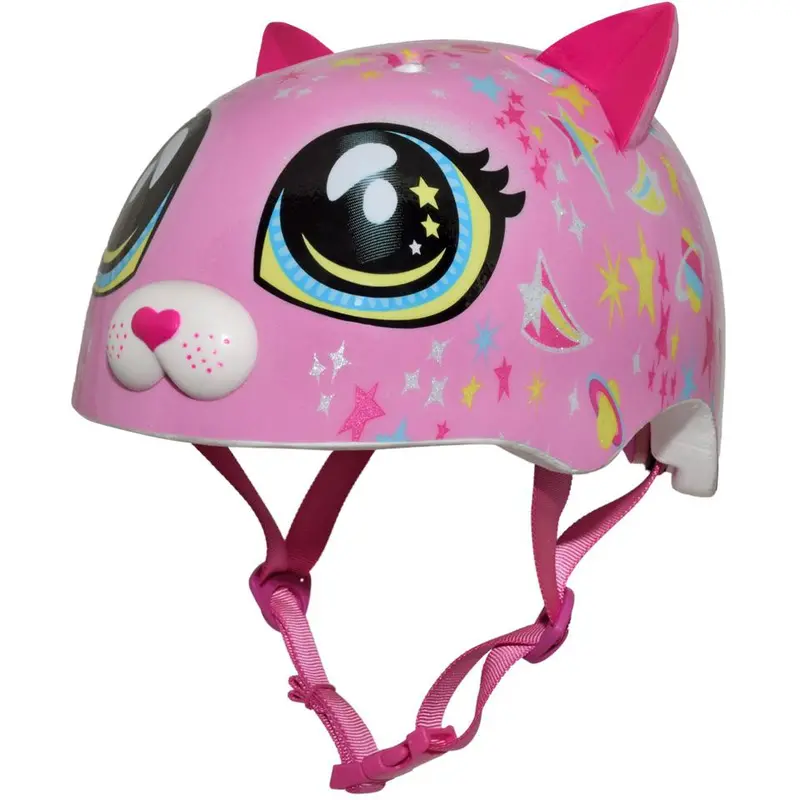 C.Preme Raskullz Toddler Safety Helmet - 3 Plus - Astro Cat-Pink 1