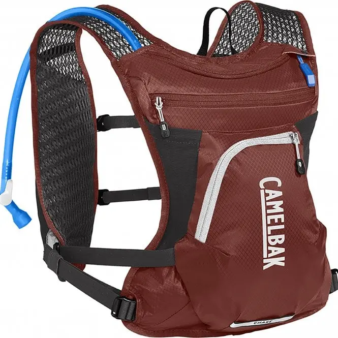 Camelbak Chase Bike Vest Hydration Pack - Fired Brick-White 1