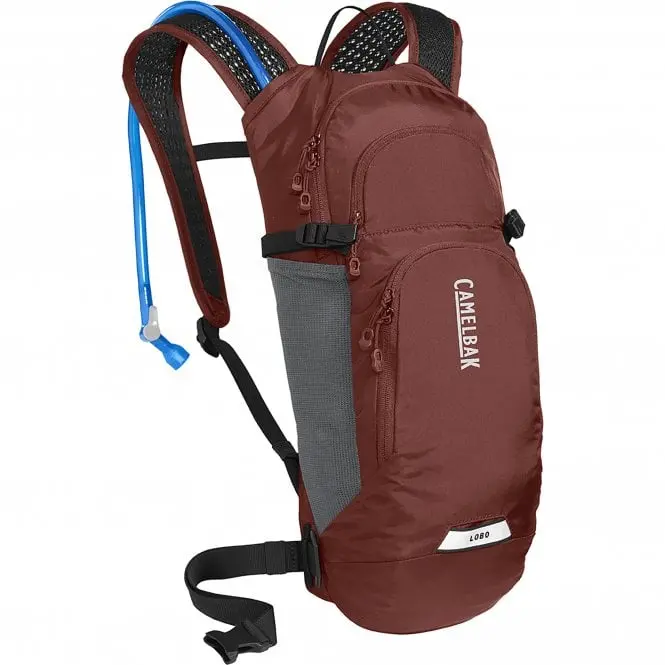 Camelbak Lobo 9 Hydration Pack - Fired Brick-Black 1
