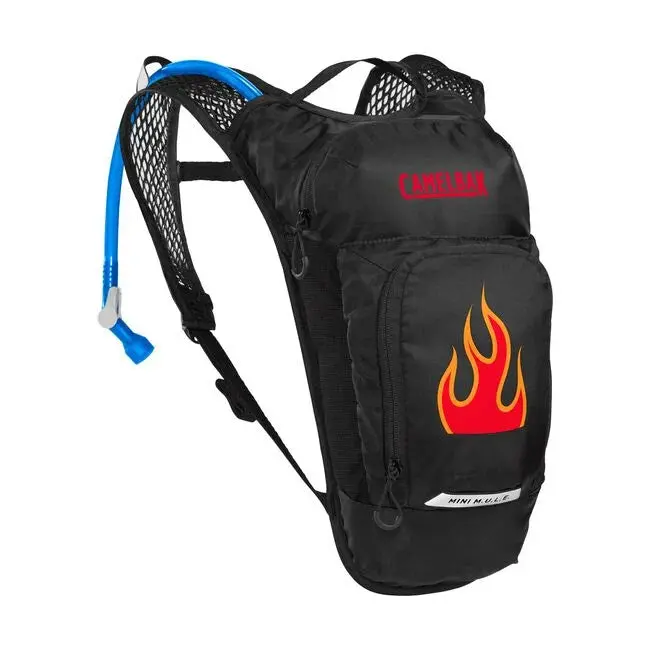 Camelbak Mini M.U.L.E. Hydration Pack - 50Oz - Black-Flames 1