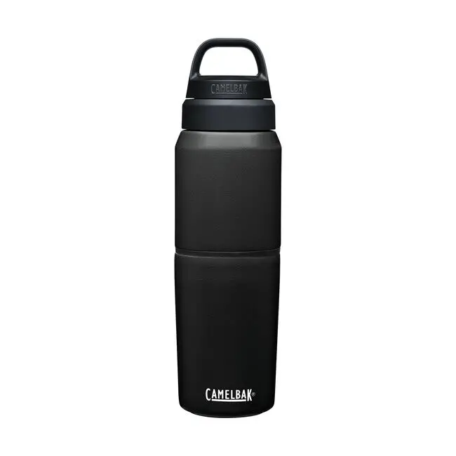 Camelbak Multibev Vacuum Insulated Stainless Steel Bottle - 17Oz/12Oz - Black-Black 1