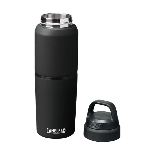 Camelbak Multibev Vacuum Insulated Stainless Steel Bottle - 17Oz/12Oz - Black-Black 2