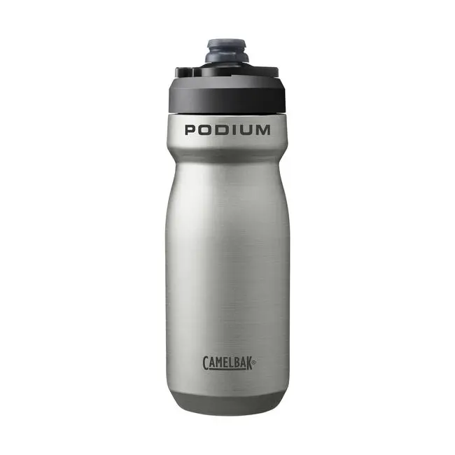 Camelbak Podium Insulated Steel Water Bottle - 18Oz - Silver 1