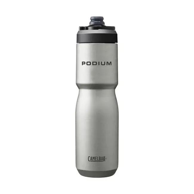 Camelbak Podium Insulated Steel Water Bottle - 22Oz - Silver 1