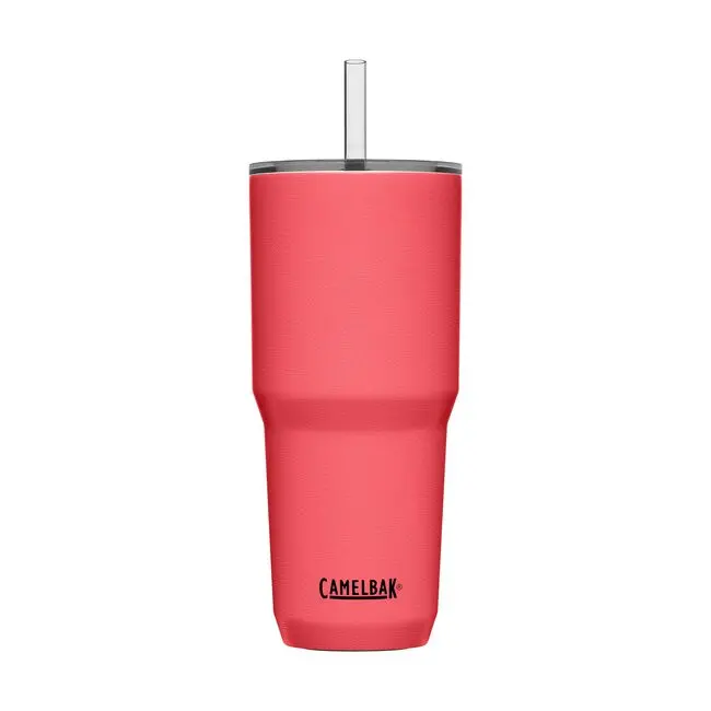 Camelbak Straw Vacuum Insulated Stainless Steel Tumbler - 30Oz - Wild Strawberry 1